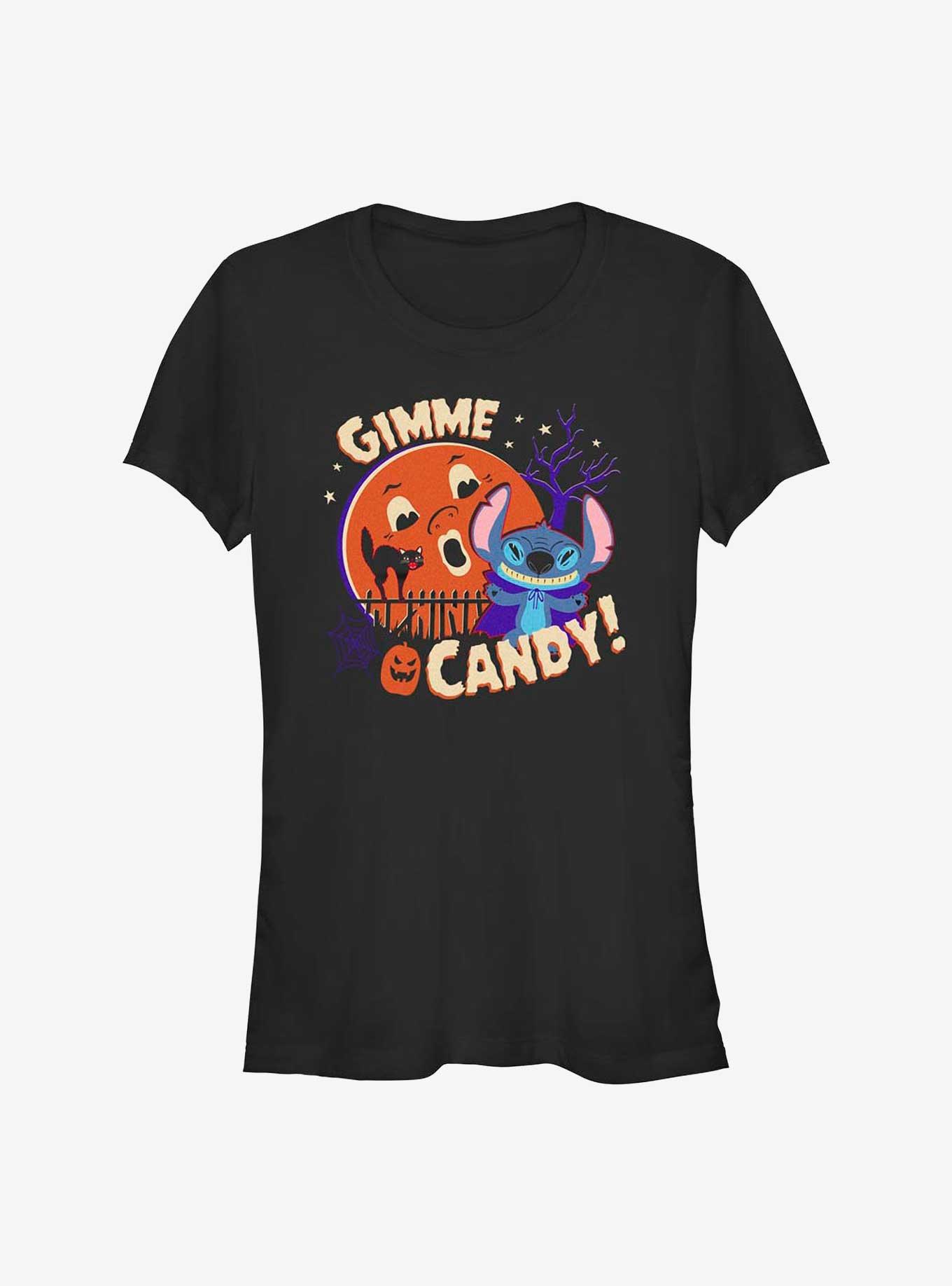 Disney Lilo & Stitch Gimme Candy Girls T-Shirt, BLACK, hi-res