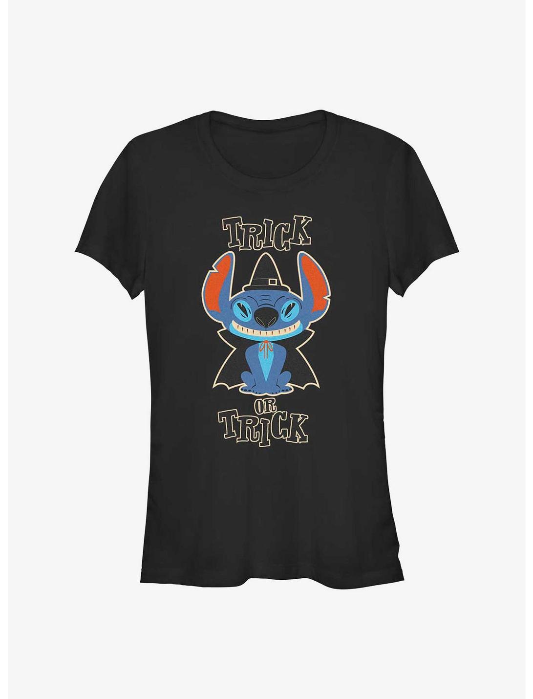 Disney Lilo & Stitch Trick or Treat Wizard Girls T-Shirt, BLACK, hi-res