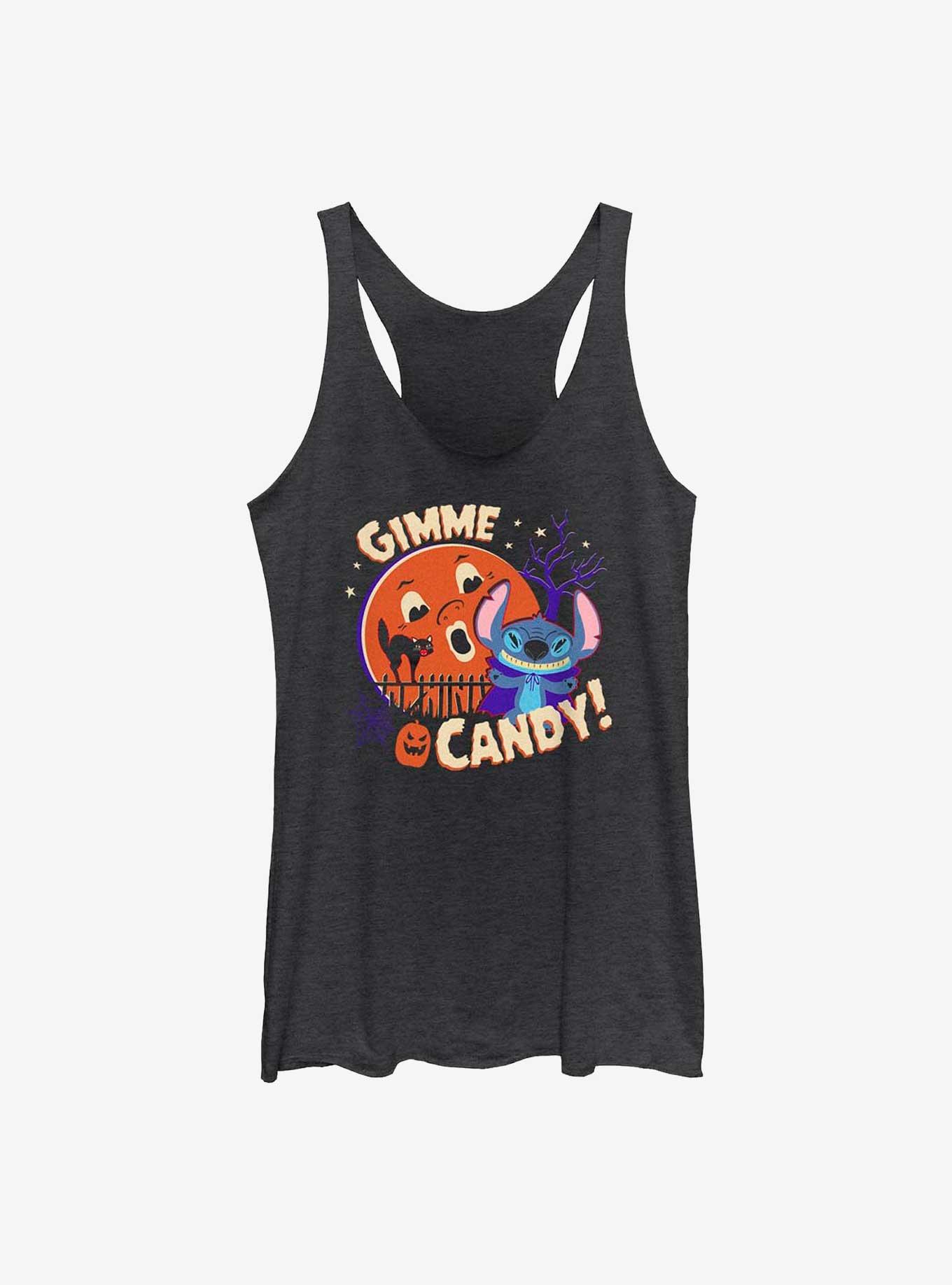 Disney Lilo & Stitch Gimme Candy Girls Tank, BLK HTR, hi-res