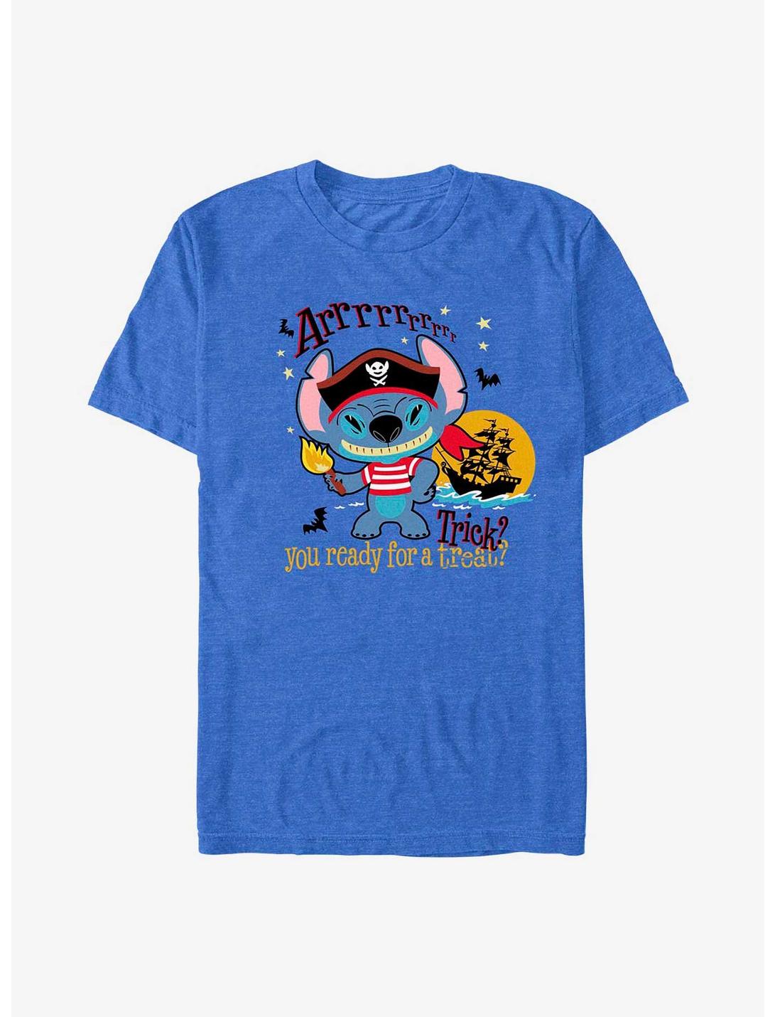 Disney Lilo & Stitch Pirate Stitch T-Shirt, ROY HTR, hi-res