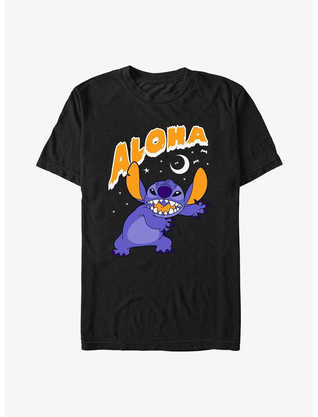 Disney Lilo & Stitch Spooky Aloha T-Shirt, BLACK, hi-res