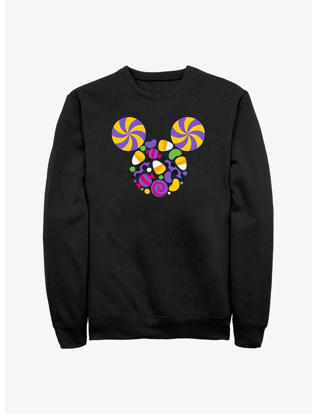 Disney Mickey Mouse Candy Head Sweatshirt, BLACK, hi-res