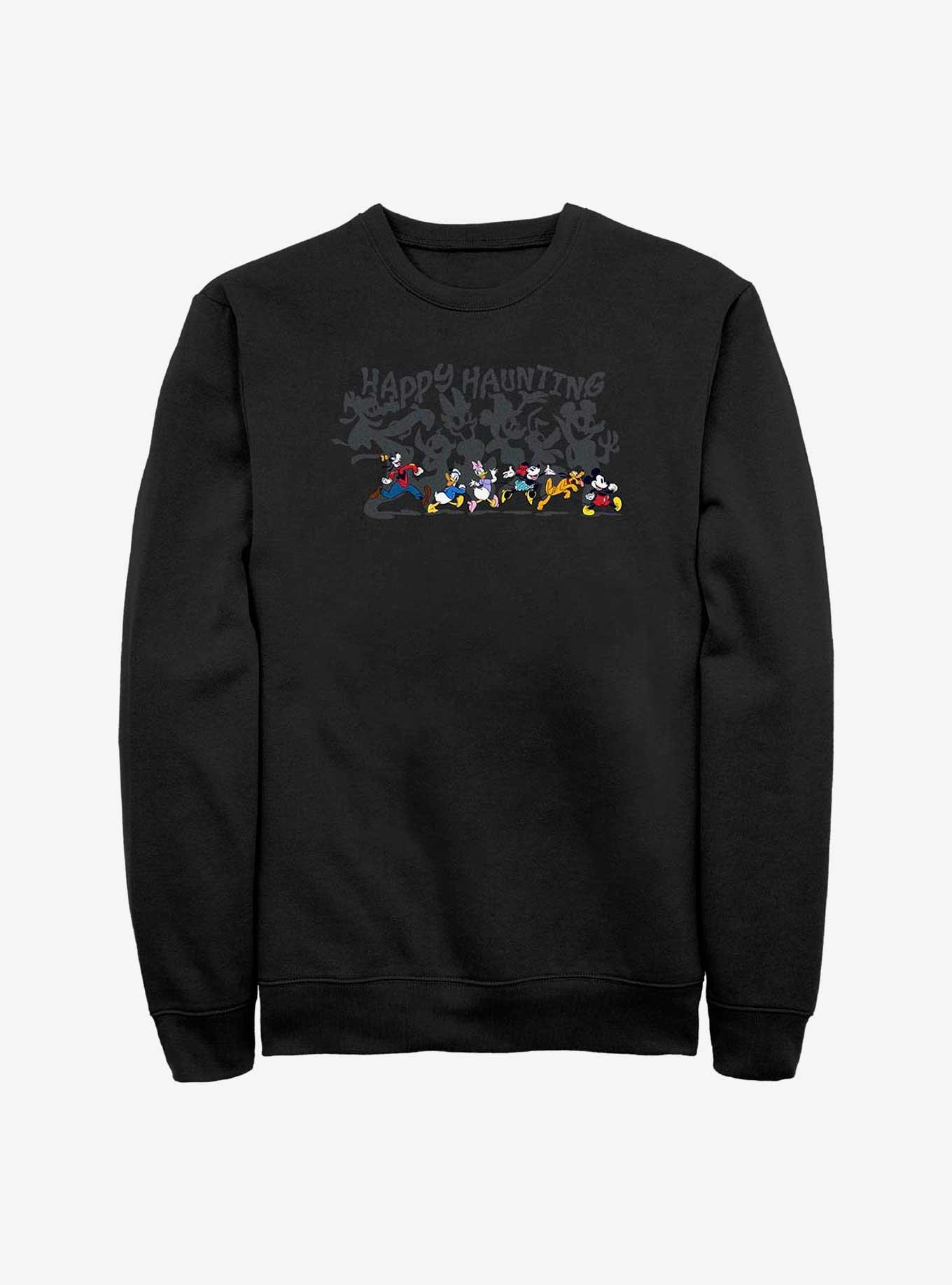 Disney Mickey Mouse Happy Haunting Sweatshirt, BLACK, hi-res