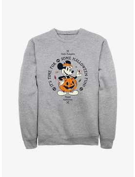 Disney Mickey Mouse Pumpkin Mickey Sweatshirt, , hi-res