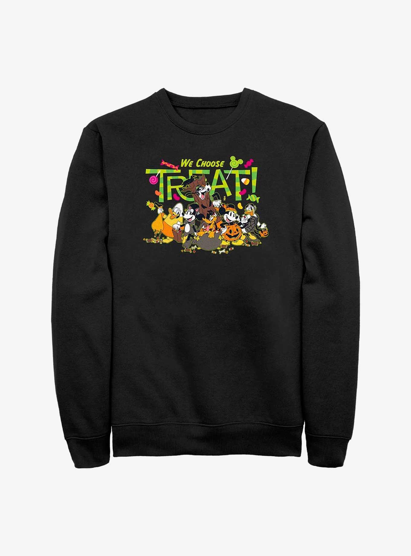 Disney Mickey Mouse We Choose Treat Sweatshirt, , hi-res