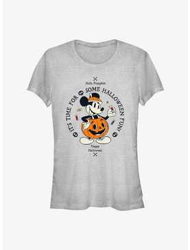 Disney Mickey Mouse Pumpkin Mickey Girls T-Shirt, , hi-res