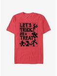 Disney Mickey Mouse Let's Trick or Treat Spiderweb T-Shirt, RED HTR, hi-res