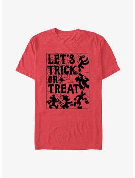 Disney Mickey Mouse Let's Trick or Treat Spiderweb T-Shirt, , hi-res