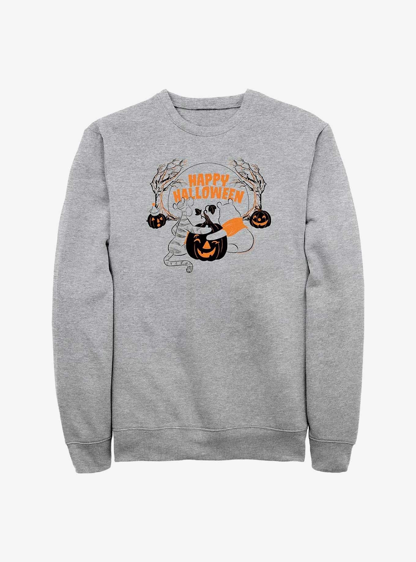 Disney Winnie The Pooh Halloween Friends Sweatshirt, ATH HTR, hi-res