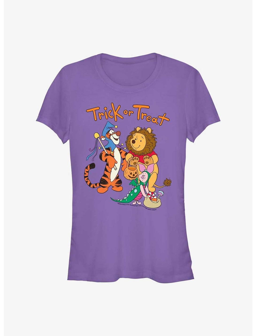 Disney Winnie The Pooh Trick Or Treat Girls T-Shirt, PURPLE, hi-res