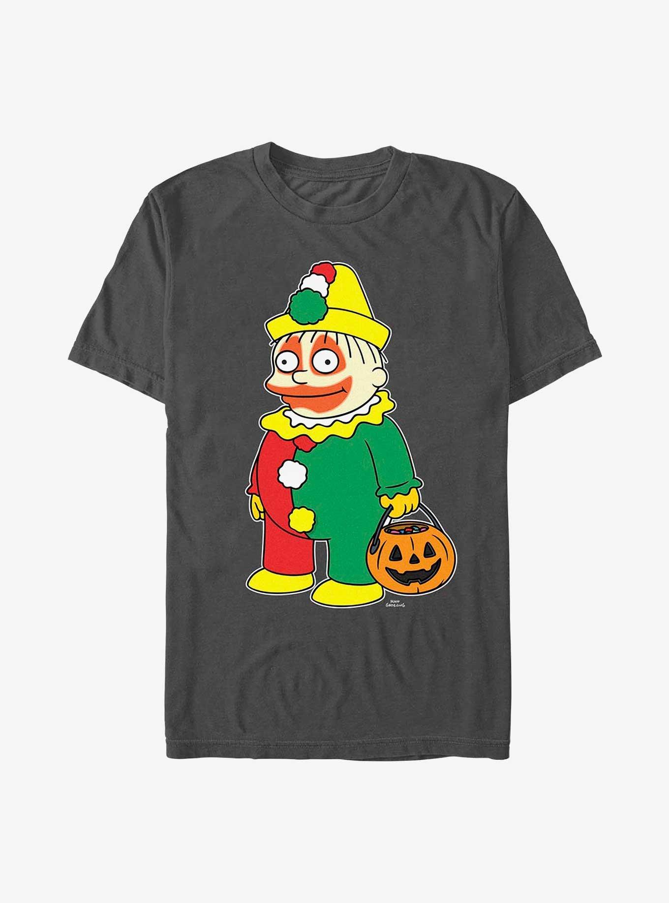 The Simpsons Clown Ralph T-Shirt, CHARCOAL, hi-res