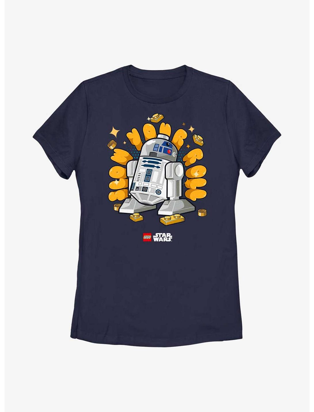 LEGO® Star Wars Slow Your Roll R2-D2 Womens T-Shirt, NAVY, hi-res