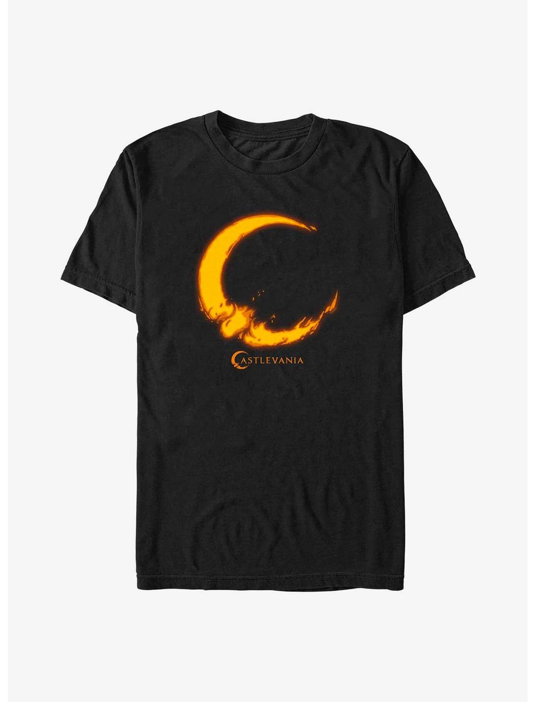Castlevania Moon Fire T-Shirt, BLACK, hi-res