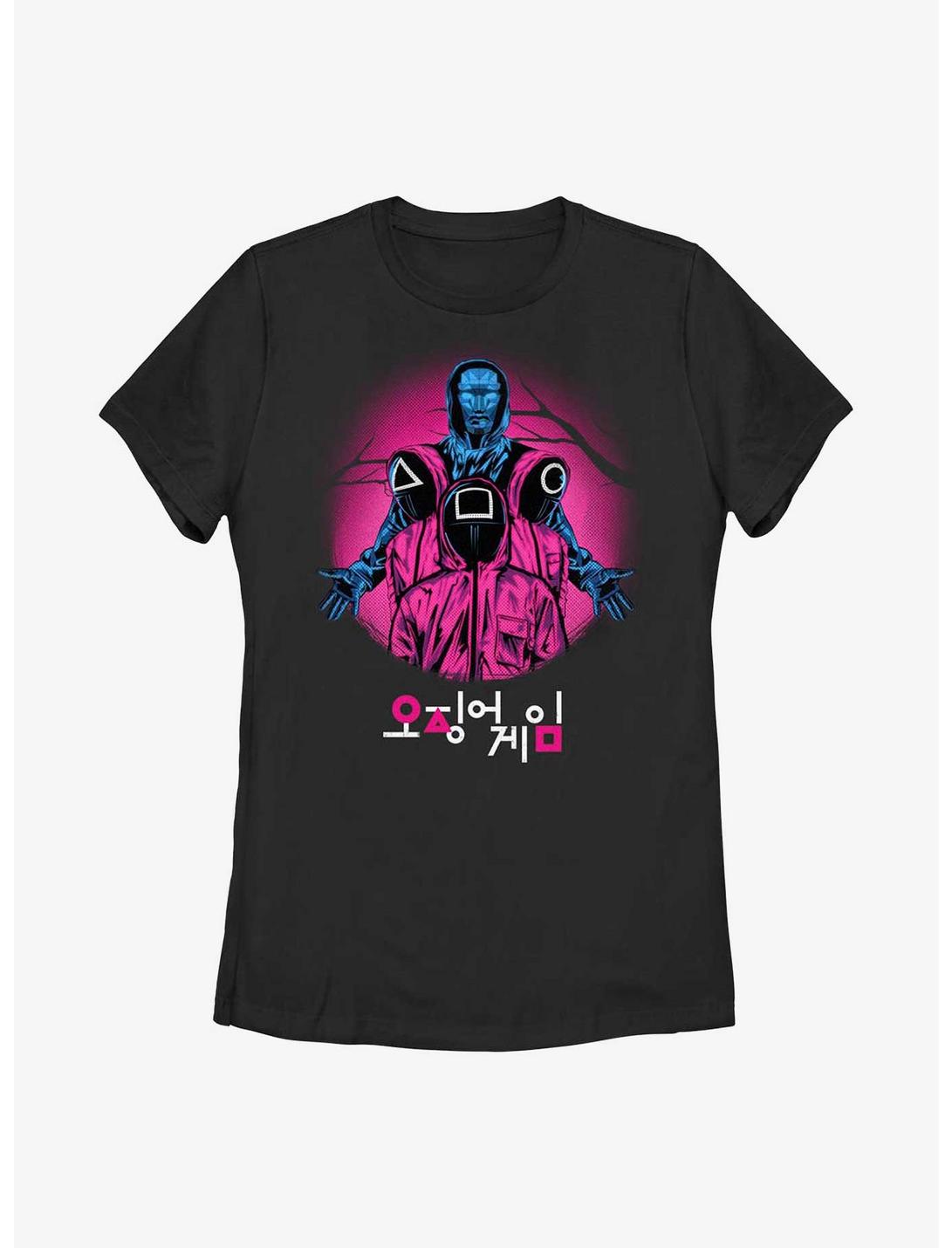 Squid Game Trio Haunt Womens T-Shirt, BLACK, hi-res
