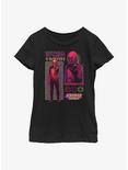 Stranger Things Vecna Streetwear Infographic Youth Girls T-Shirt, BLACK, hi-res
