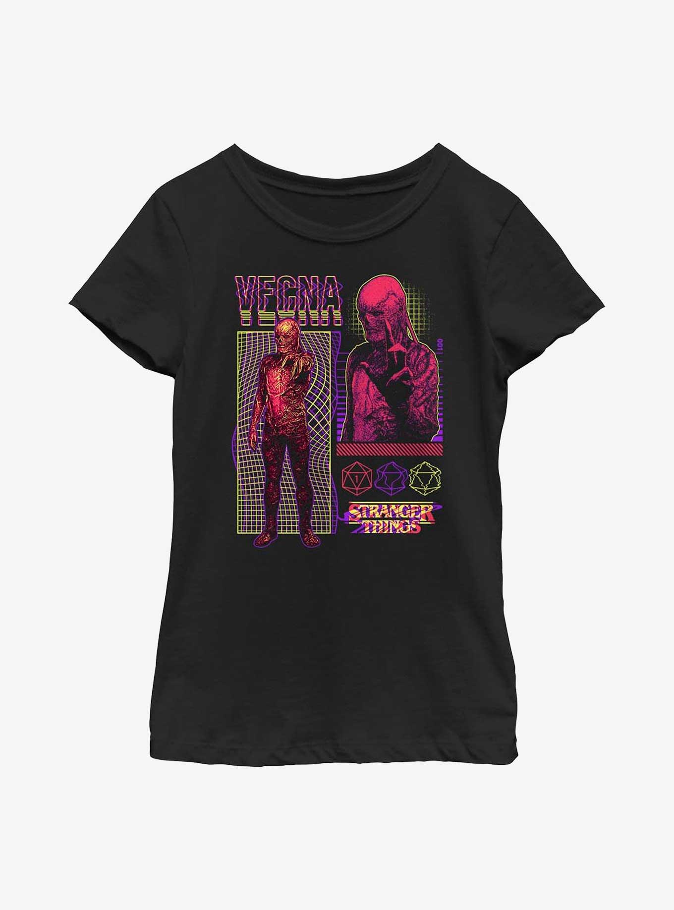 Stranger Things Vecna Streetwear Infographic Youth Girls T-Shirt, , hi-res