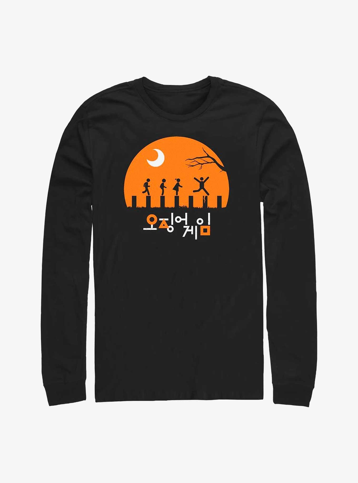 Squid Game Haunt Long Sleeve T-Shirt, BLACK, hi-res