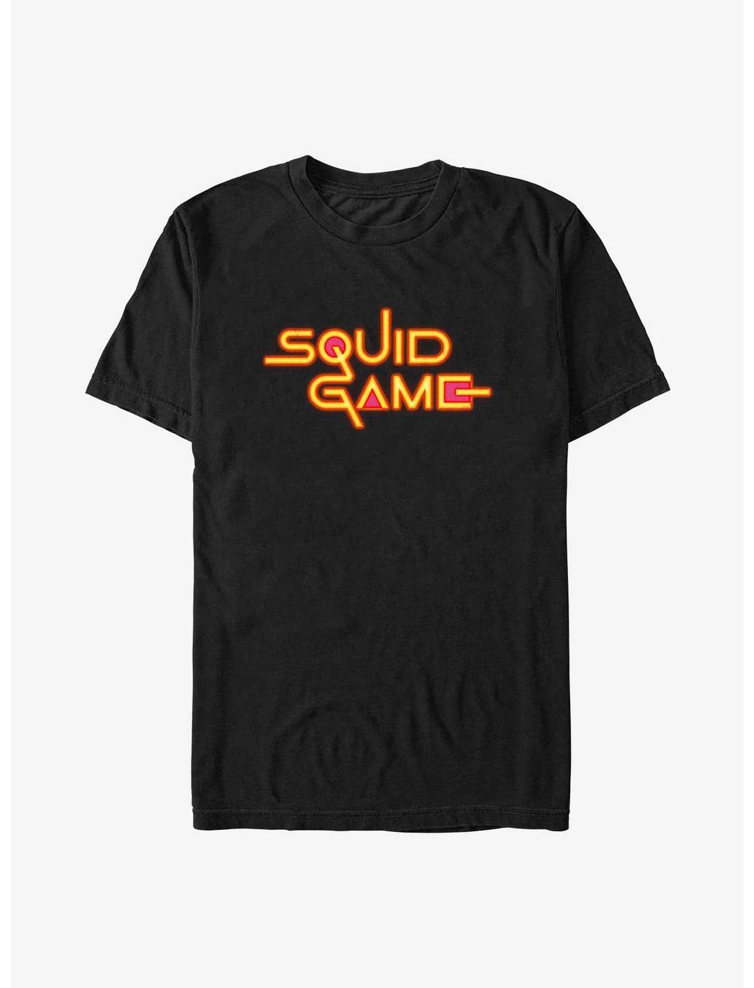 Squid Game Bright Logo T-Shirt, BLACK, hi-res