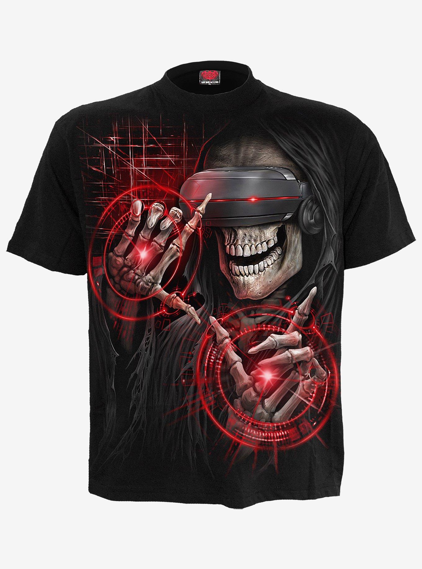 Cyber Death Black T-Shirt, , hi-res