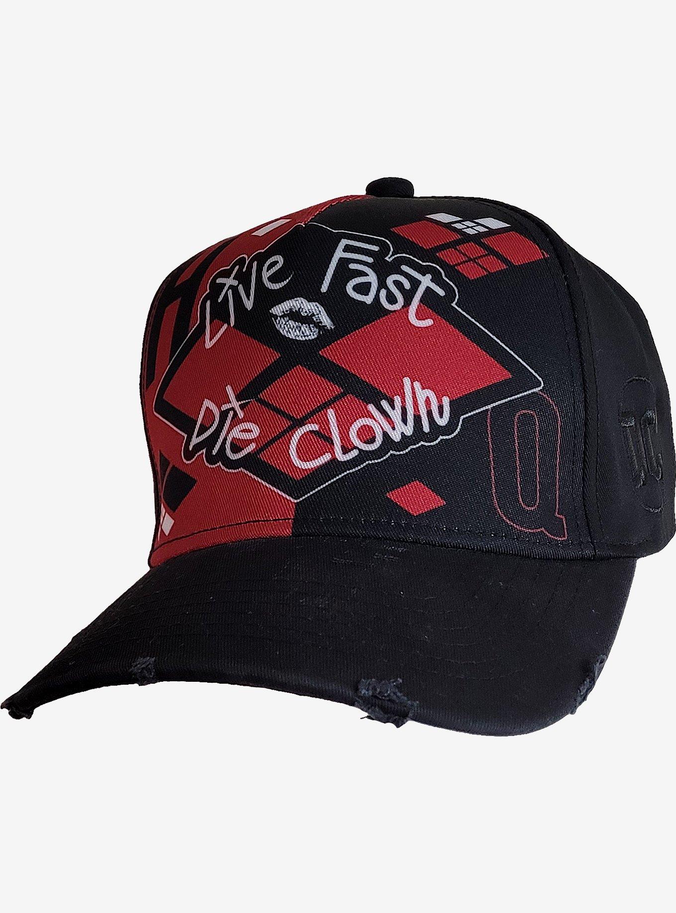 DC Comics The Suicide Squad Harley Quinn Die Clown Baseball Cap, , hi-res