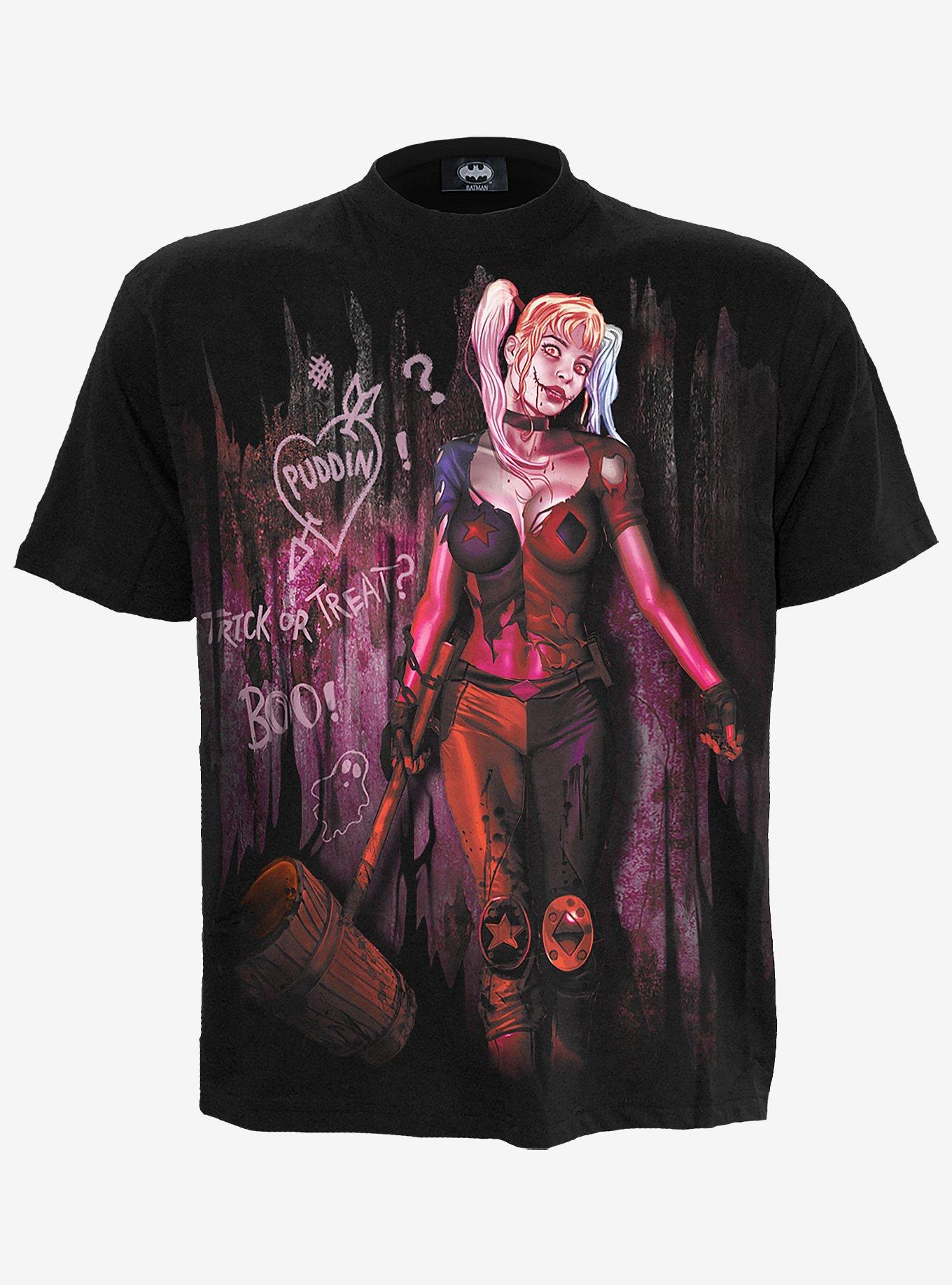 DC Comics The Suicide Squad Harley Quinn Trick Or Treat T-Shirt, BLACK, hi-res