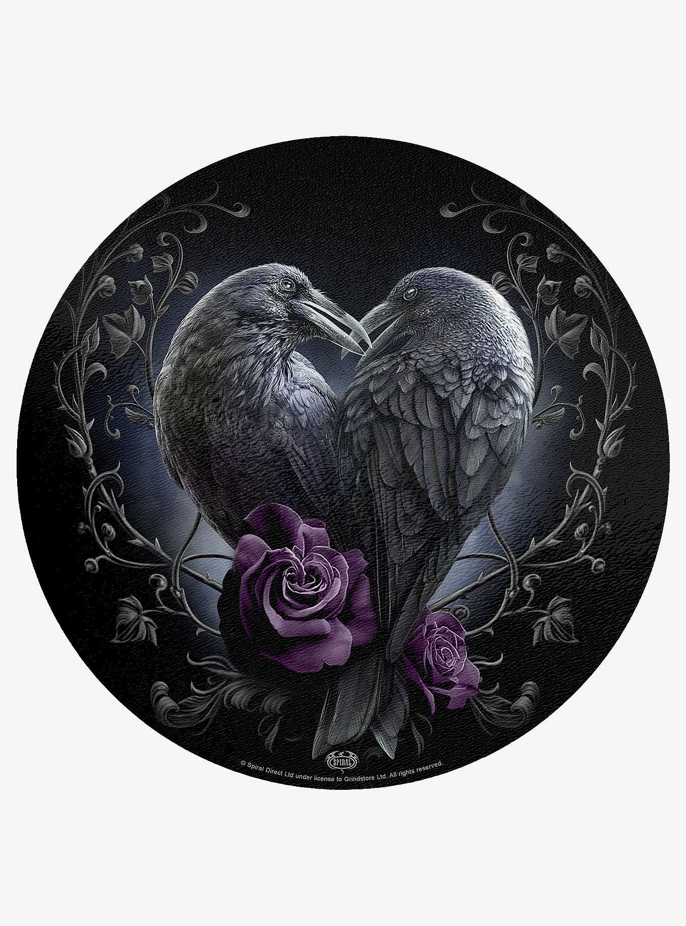 Raven Heart Glass Chopping Board, , hi-res