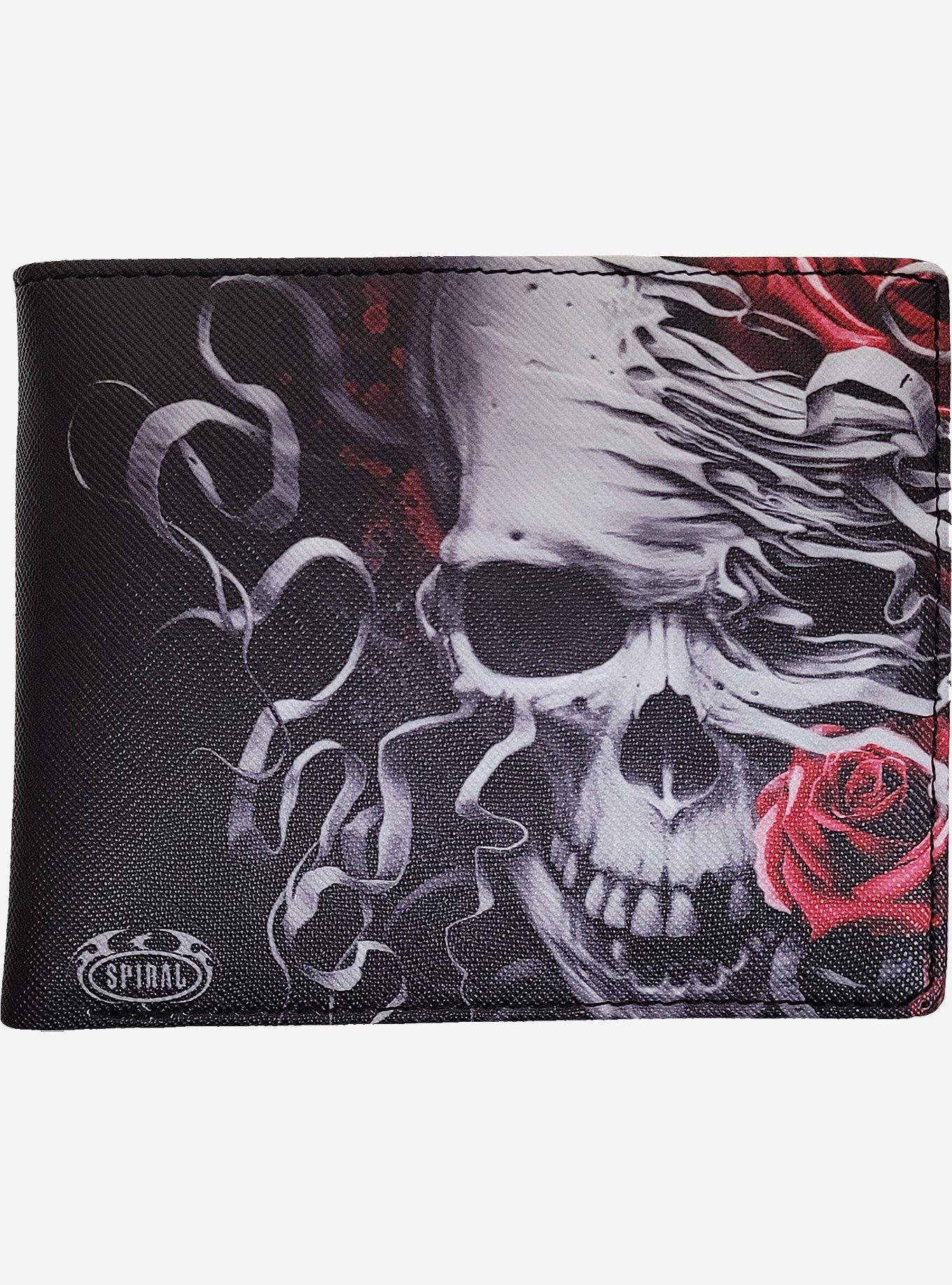 Skulls N' Roses Bifold Wallet, , hi-res