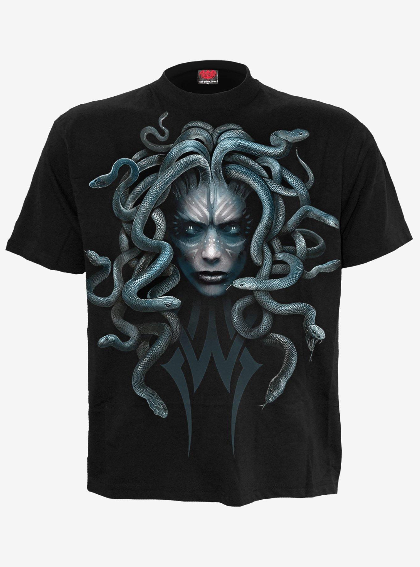 Stone Gaze Black T-Shirt, BLACK, hi-res