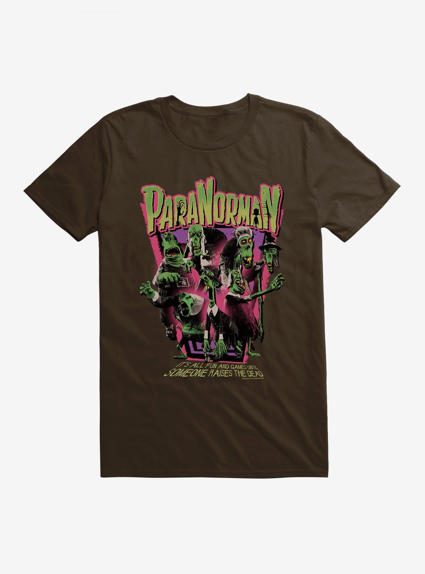 Paranorman Raises The Dead T-Shirt, CHOCOLATE, hi-res