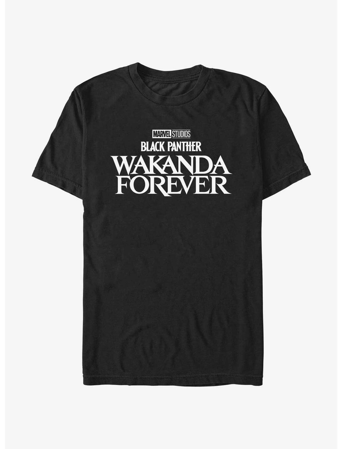 Marvel Black Panther Wakanda Forever Logo T-Shirt, BLACK, hi-res