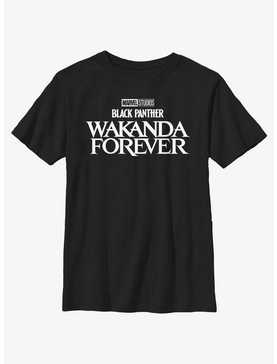 Marvel Black Panther Wakanda Forever Logo Youth T-Shirt, , hi-res