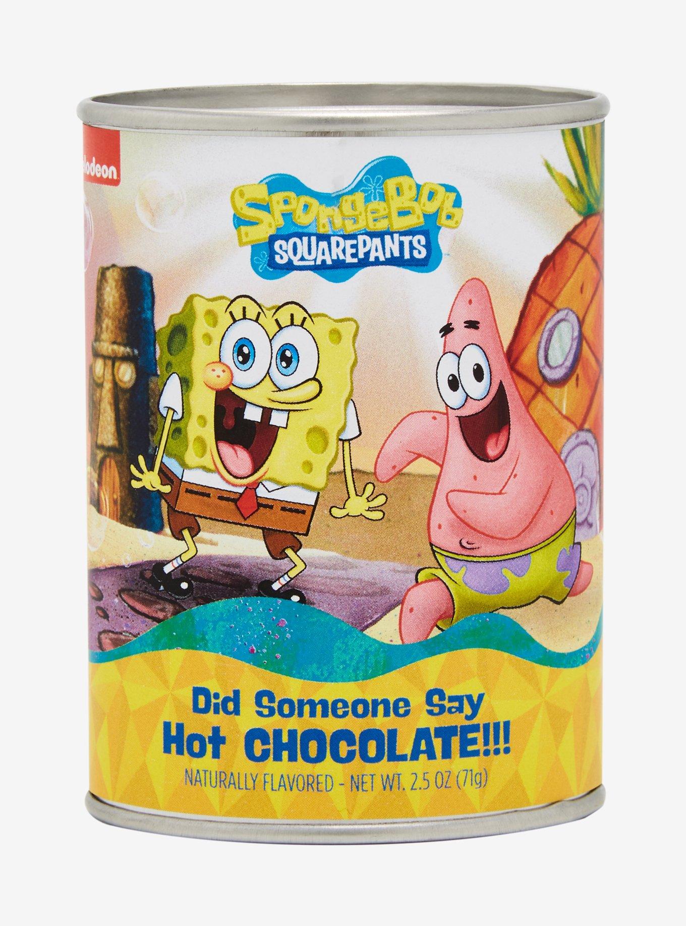 spongebob chocolate with nuts