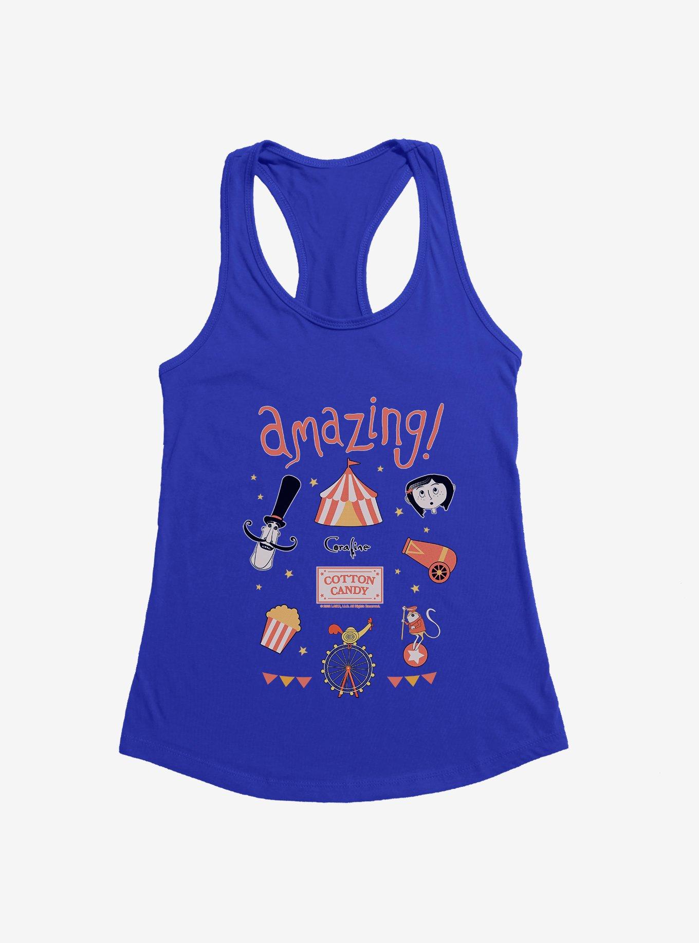 Coraline Cotton Candy Girls Tank Top, , hi-res