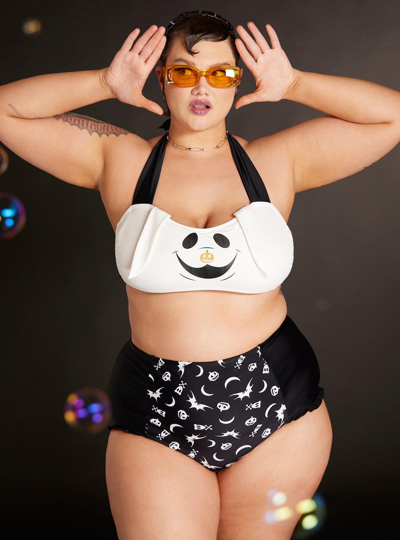 The Nightmare Before Christmas Zero Halter Swim Top Plus Size Hot Topic