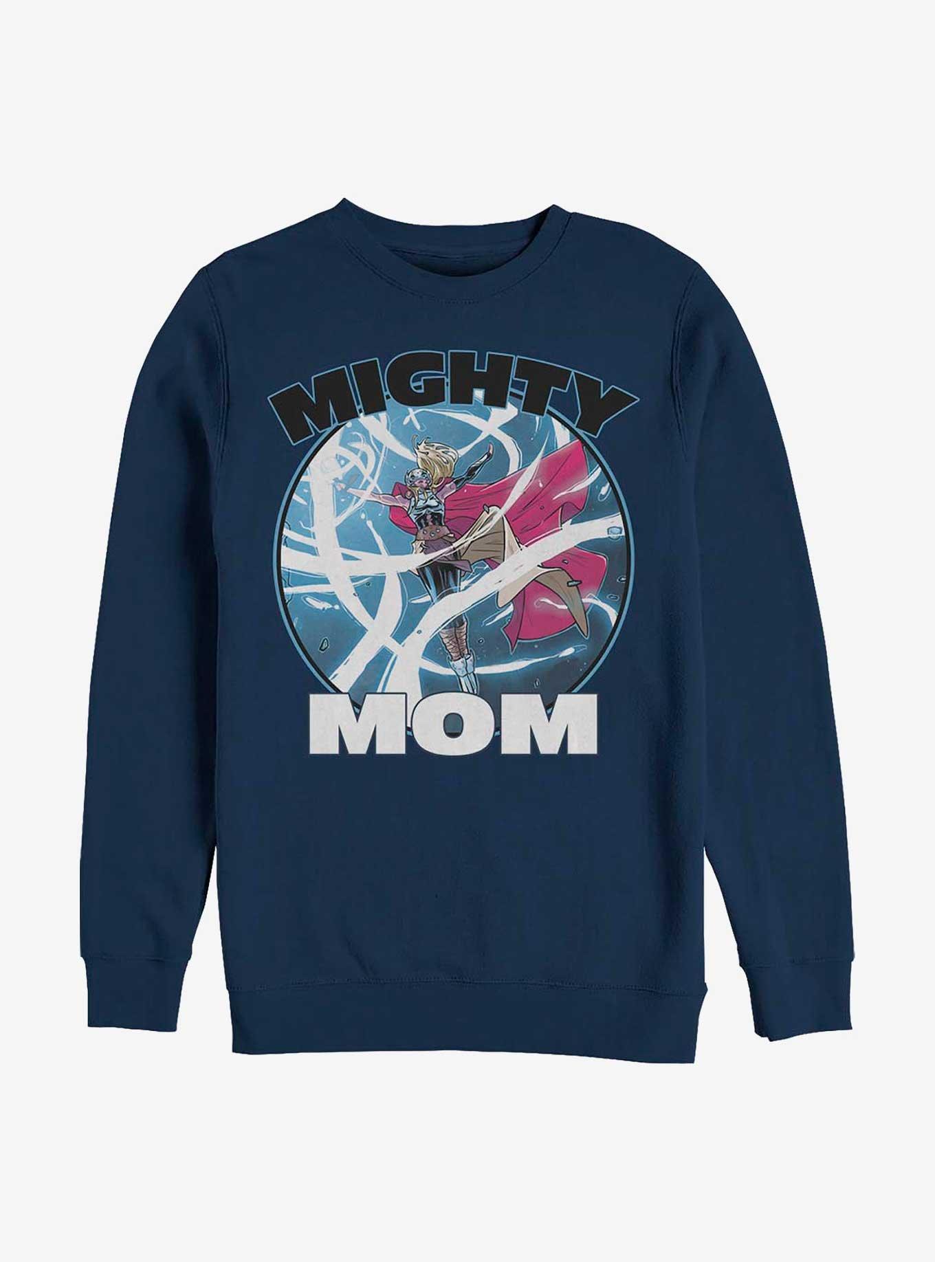 Marvel Mighty Mom Sweatshirt, NAVY, hi-res