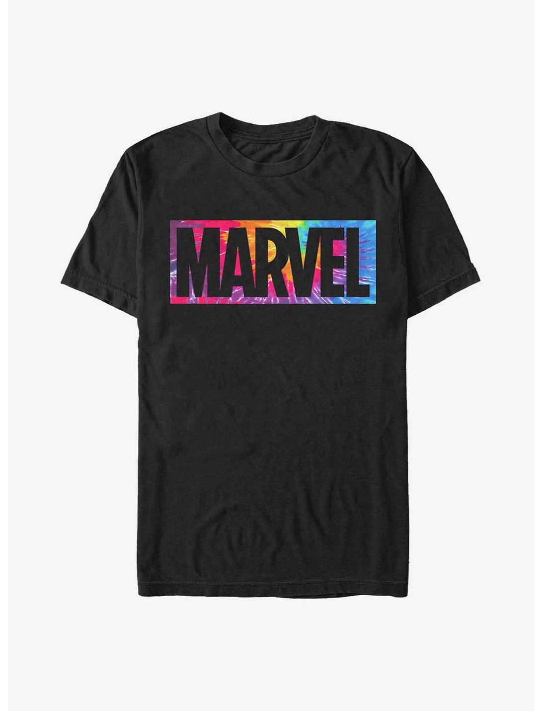 Marvel Brick Tie Dye T-Shirt, BLACK, hi-res