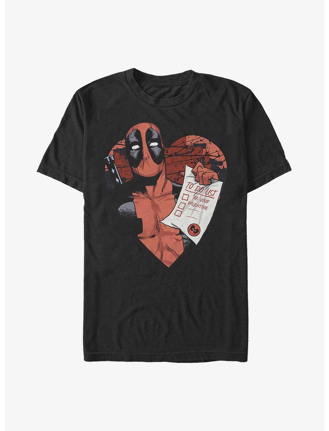 Marvel Deadpool List T-Shirt, BLACK, hi-res