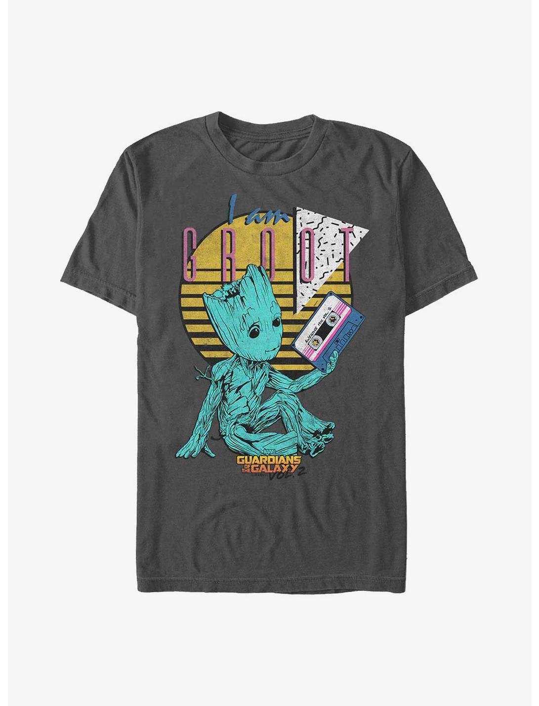Marvel Guardians Of The Galaxy 90's Groots T-Shirt, CHARCOAL, hi-res