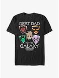 Marvel Guardians Of The Galaxy Best Galaxy Dad T-Shirt, BLACK, hi-res