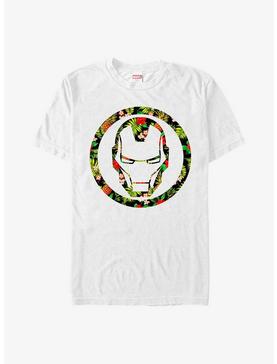 Plus Size Marvel Iron Man Floral T-Shirt, , hi-res