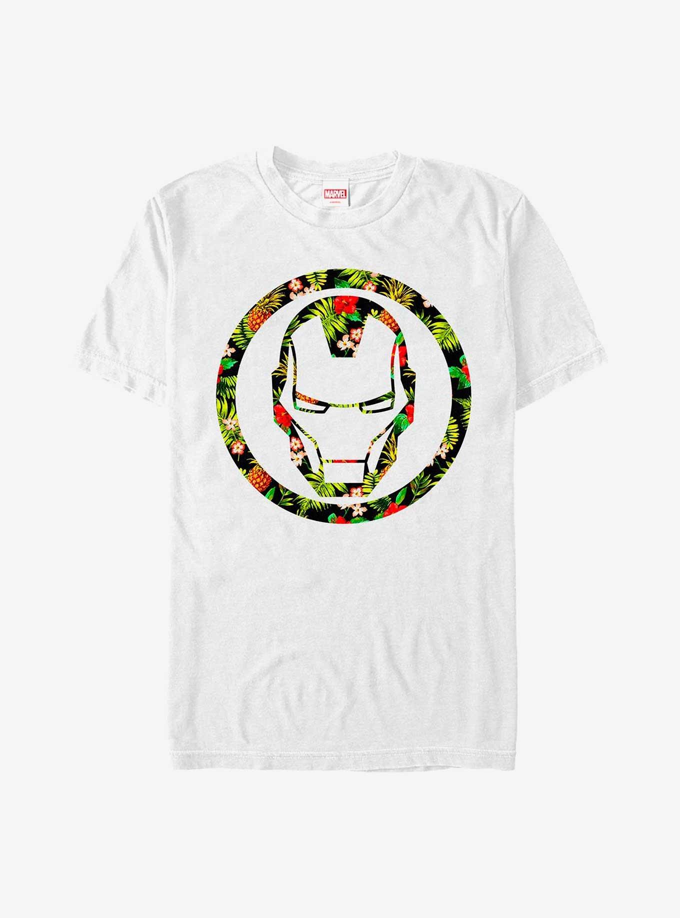 Marvel Iron Man Floral T-Shirt, WHITE, hi-res