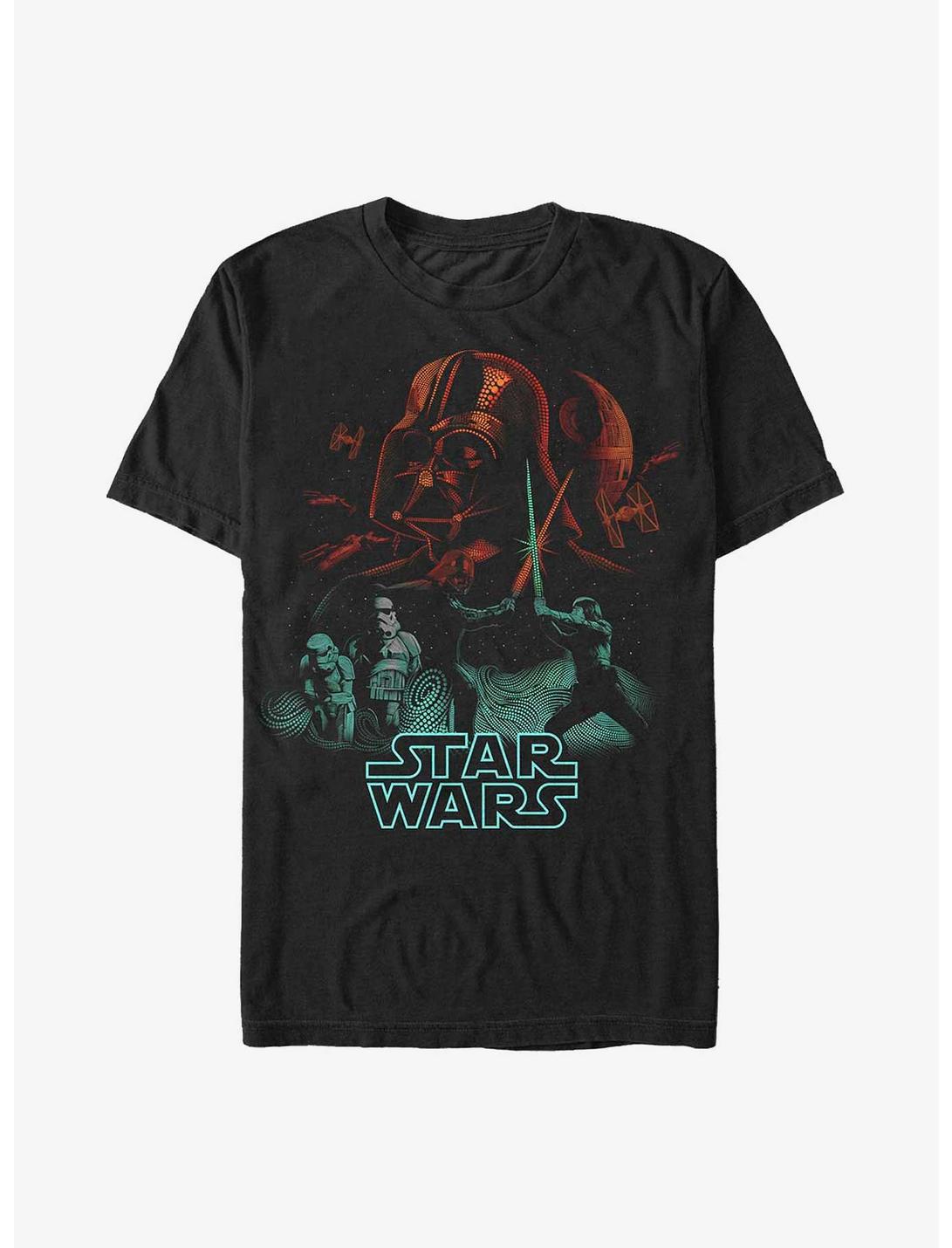Star Wars Galactic Dual Tone T-Shirt, BLACK, hi-res
