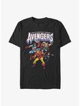 Marvel Avengers Heroes T-Shirt, BLACK, hi-res