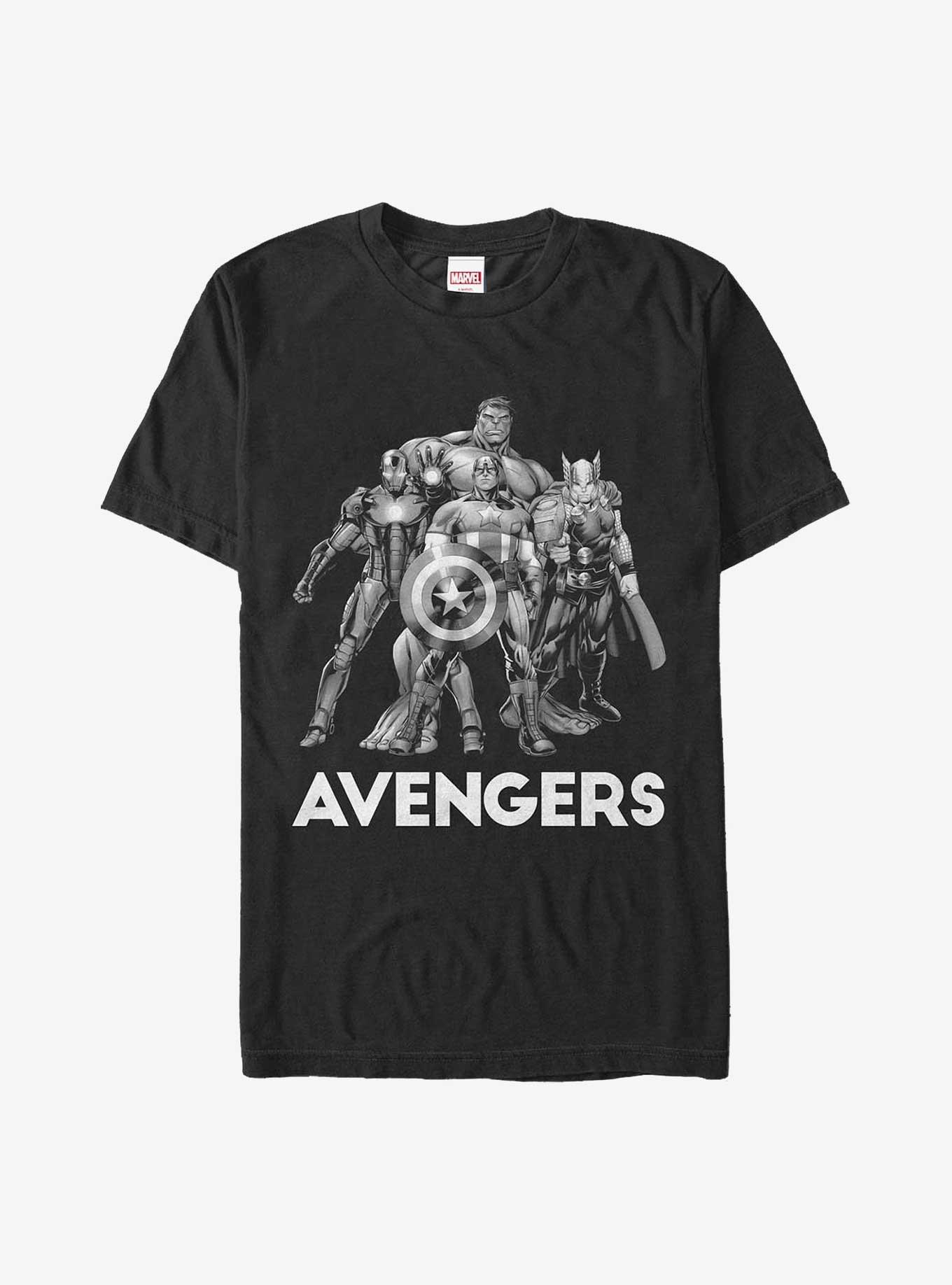Marvel Avengers Squad T-Shirt, BLACK, hi-res