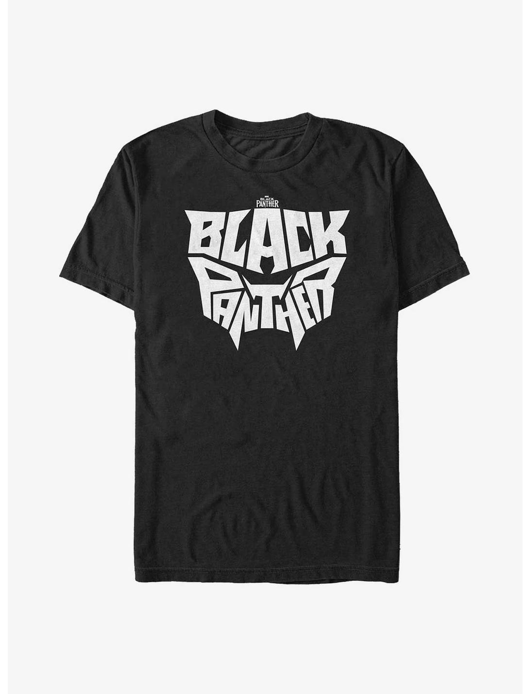 Marvel Black Panther Letter Face T-Shirt, BLACK, hi-res