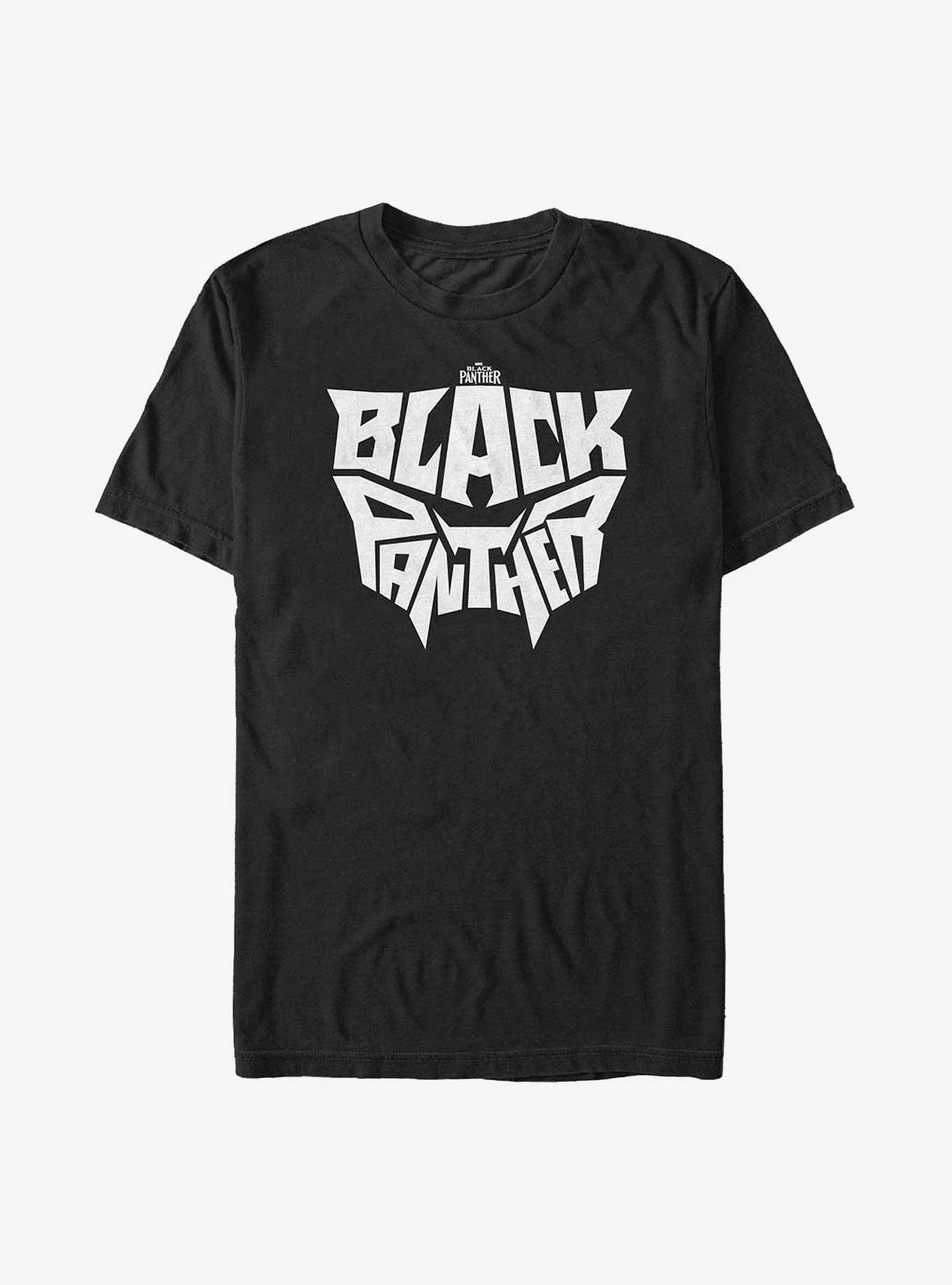 Marvel Black Panther Letter Face T-Shirt, BLACK, hi-res