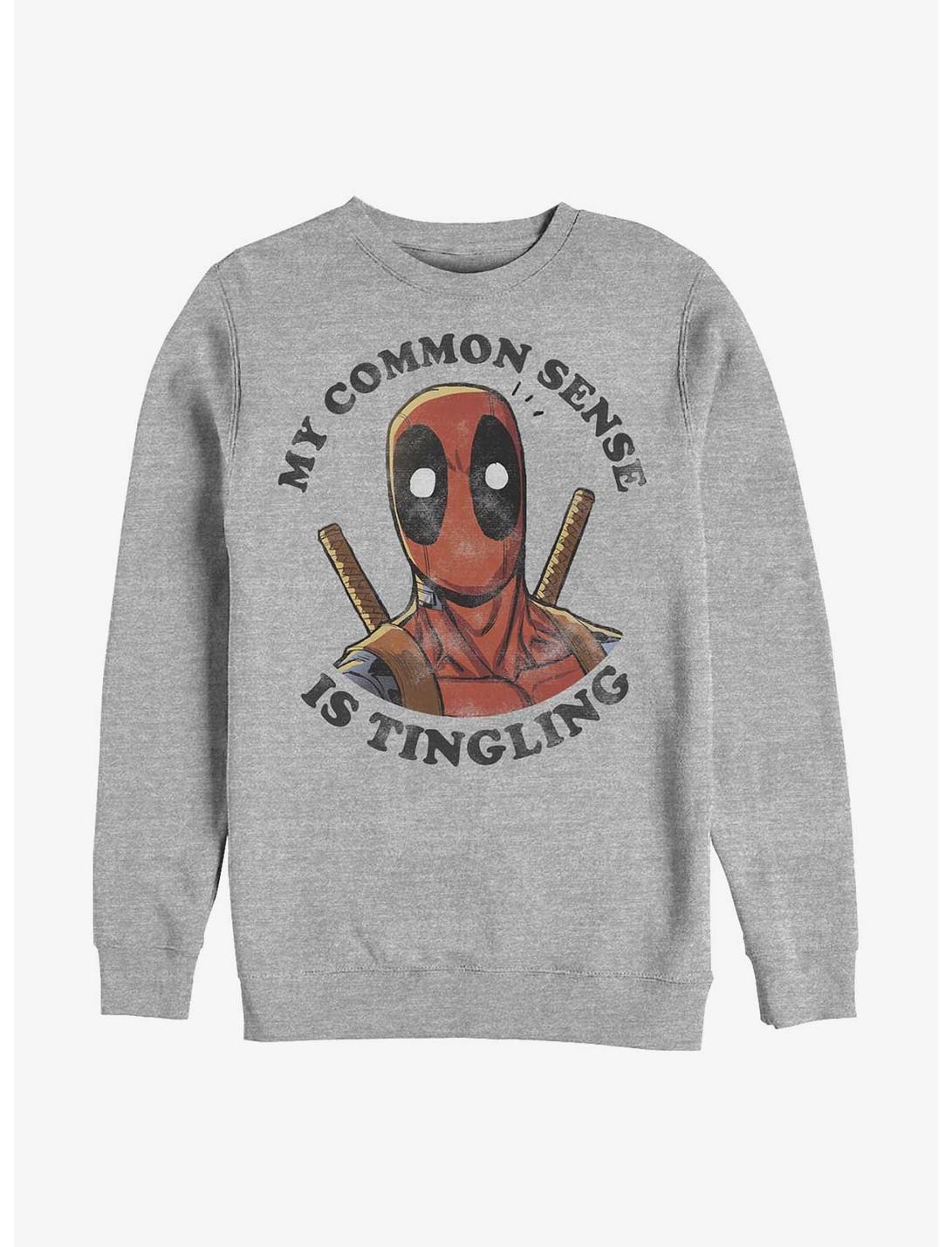 Marvel Deadpool Tingling Sweatshirt, ATH HTR, hi-res