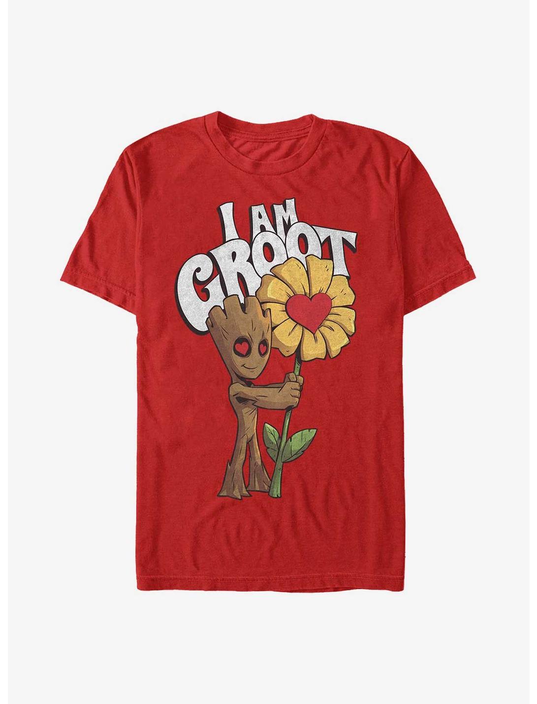 Marvel Guardians Of The Galaxy Mine Groot T-Shirt, RED, hi-res