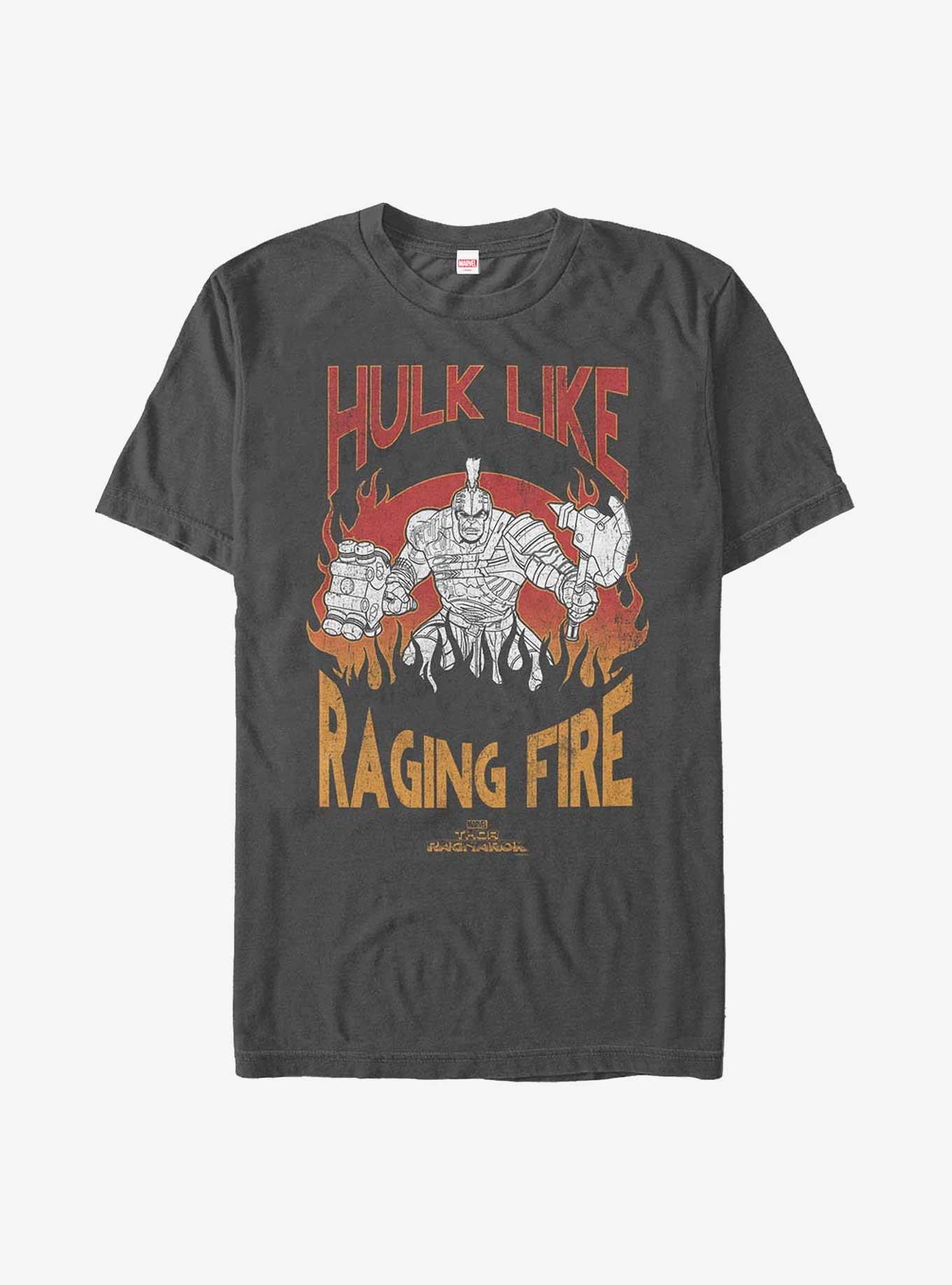 Marvel Hulk Fire T-Shirt, CHARCOAL, hi-res