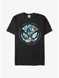 Marvel Spider Man Floral T-Shirt, BLACK, hi-res